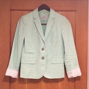 Mint green J. Crew blazer